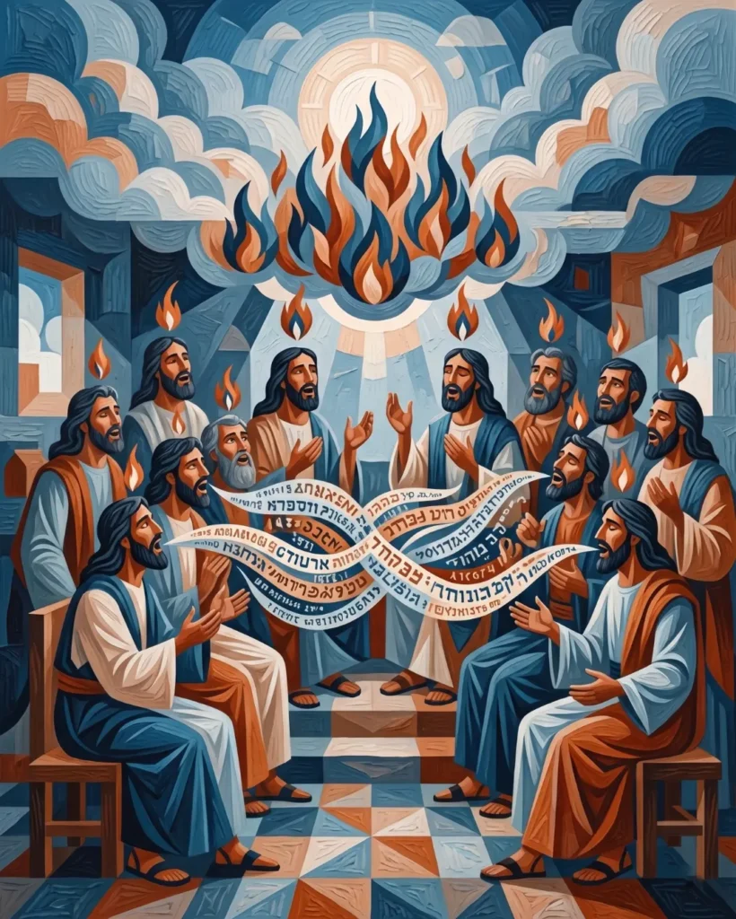Pentecost - Apostles speaking in tongues